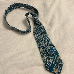 Mc Donald’s neck tie in teal
